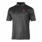 USC Trojans Men's Columbia Black SC Interlock Mens Rose Tee Polo